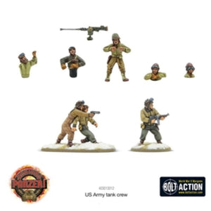 Warlord Games Miniatures Achtung Panzer! - US Army Tank Crew (April 2024 release)