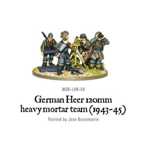 Warlord Games Miniatures Bolt Action - German - German Heer - 120mm Heavy Mortar Team