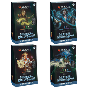 Wizards of the Coast Trading Card Games Magic: The Gathering - Murders at Karlov Manor - Commander Deck Display (4) (Preorder - Release 09/02/2024)