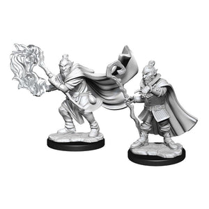 WizKids Miniatures Critical Role Unpainted Miniatures - Hobgoblin Wizard and Druid Male