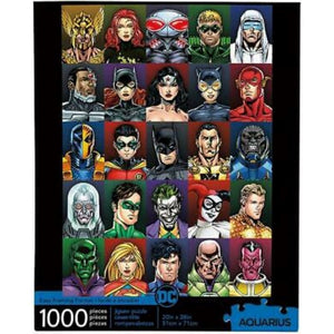 Aquarius Jigsaws DC Comics - Faces (1000pc) Aquarius