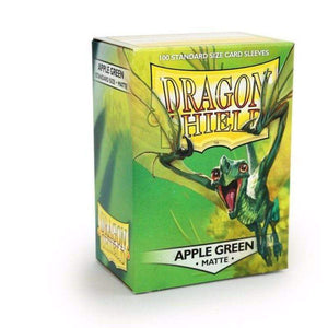 Arcane Tinmen Trading Card Games Dragon Shield Sleeves Apple Green Matte (100) - 63x88 mm