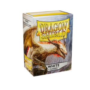 Arcane Tinmen Trading Card Games Dragon Shield Sleeves White (100) - 63x88 mm
