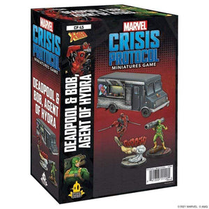 Atomic Mass Games Miniatures Marvel Crisis Protocol - Deadpool and Bob, Agent of Hydra
