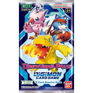 Bandai Trading Card Games Digimon TCG - Dimensional Phase - BT11 Booster  (Feb 2023)
