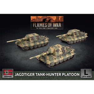 Battlefront Miniatures Miniatures Flames of War - German - Jagdtiger Tank - Hunter Platoon