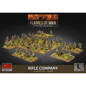 Battlefront Miniatures Miniatures Flames of War - Soviet -  Rifle Company (x132 Figs Plastic)