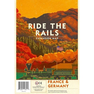 Capstone Games Board & Card Games Ride The Rails - France and Germany Expansion Map