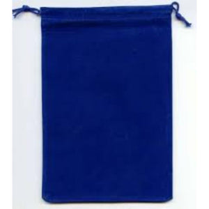Chessex Dice Chessex Accessory Dice Bag Suedecloth (L) Royal Blue