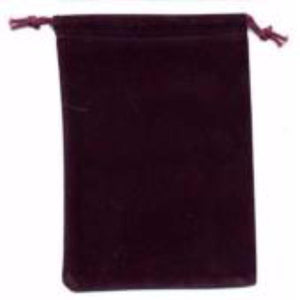 Chessex Dice Dice Bag - Chessex - Suedecloth (S) Burgundy