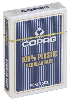 Copag Playing Cards Playing Cards - Copag 100% Plastic Poker Blue (Single)