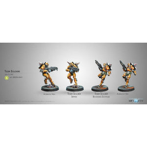 Corvus Belli Miniatures Infinity - Yu Jing - Tiger Soldiers (Spitfire / Boarding shotgun) (Blister)