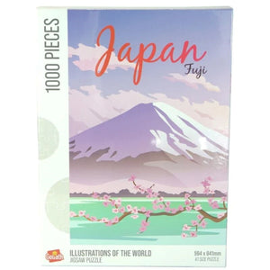 Crown & Andrews Jigsaws Illustrations of the World - Fuji, Japan (1000pc)