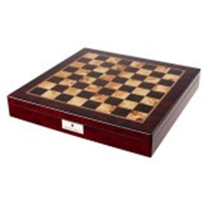 Dal Rossi Classic Games Chess Board - Figurebox Mahogany 20" (Dal Rossi)