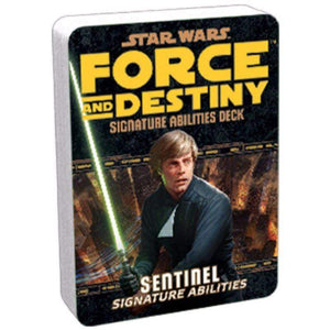 Fantasy Flight Games Roleplaying Games Star Wars - Force and Destiny Sentinel Signature Abilities Deck
