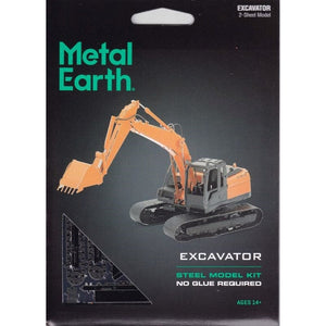 Fascinations Construction Puzzles Metal Earth - Construction - Excavator