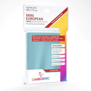 Gamegenic Board & Card Games Prime Card Sleeves - Mini Euro (Ruby size) (50)
