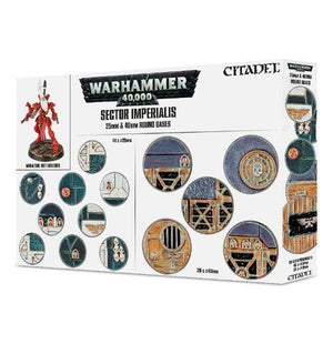 Games Workshop Hobby Citadel - Sector Imperialis 25mm & 40mm Round Bases (Boxed)