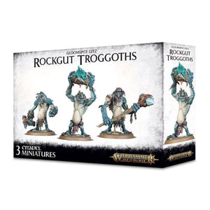 Games Workshop Miniatures Age of Sigmar - Gloomspite Gitz Rockgut Troggoths (Boxed)