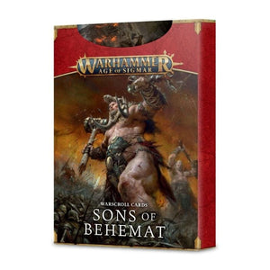 Games Workshop Miniatures Age Of Sigmar - Sons Of Behemat - Warscroll Cards (2022) (12/11 release)