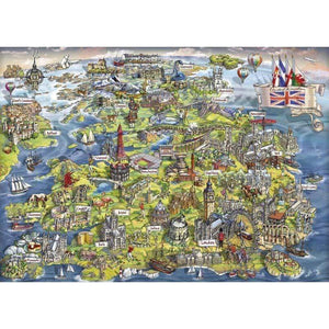 Gibsons Jigsaws Beautiful Britain (1000pc) Gibsons