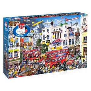 Gibsons Jigsaws I Love London (1000pc) Gibsons