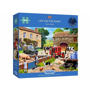 Gibsons Jigsaws Life on the Farm (1000pc) Gibsons