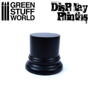 Greenstuff World Hobby GSW - Black Round Display Block Plinth 4,5cm