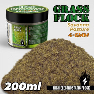 Greenstuff World Hobby GSW - Grass Flock - Savanna Pasture 4-6mm (200ml)
