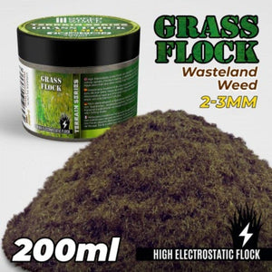 Greenstuff World Hobby GSW - Grass Flock - Wasteland Weed 2-3mm (200ml)