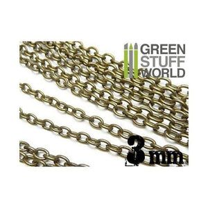 Greenstuff World Hobby GSW - Hobby Chain 3mm - Bronze