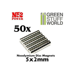 Greenstuff World Hobby GSW - Neodymium Magnets 5x2mm - (50 pack)
