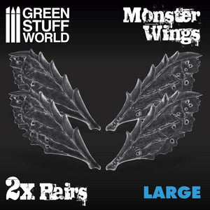 Greenstuff World Hobby GSW - Resin Monster Wings - Large (x2)