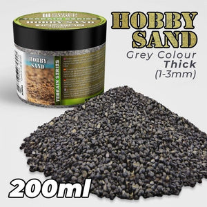 Greenstuff World Hobby GSW - Thick Hobby Sand - Dark Grey 200ml