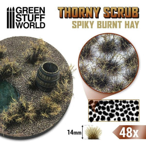 Greenstuff World Hobby GSW - Thorny Scrubs - Burnt Hay