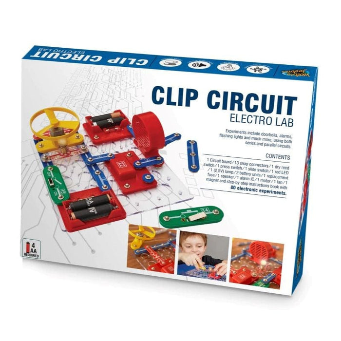 Clip Circuit Electrolab - 80 Electronic Experiments Kit