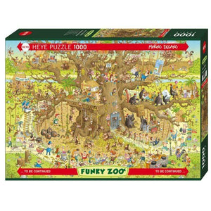 Heye Jigsaws Degano - Monkey Habitat (1000pc) Heye