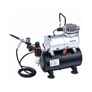 Hseng Hobby Hobby Tools - Air Compressor with Holding Tank (Includes Hose & HS-80 Airbrush)