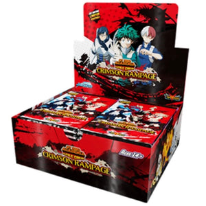 Jasco Games Trading Card Games My Hero Academia TCG - Crimson Rampage Booster Display (24)