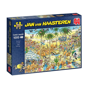 Jumbo Jigsaws The Oasis - Jan Van Haasteren (1000pc)