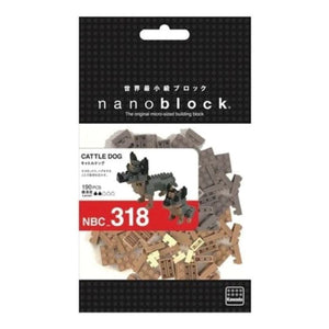 Kawada Construction Puzzles Nanoblock - Cattle Dogs (Bagged)