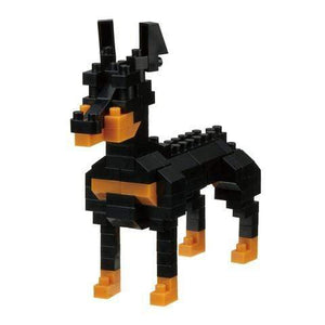 Kawada Construction Puzzles Nanoblock - Doberman (Bagged)