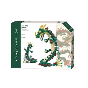 Kawada Construction Puzzles Nanoblock - DX Dragon Green