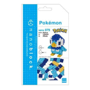 Kawada Construction Puzzles Nanoblock Pokemon - Piplup (bagged)