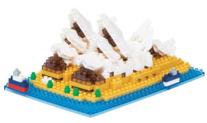 Kawada Construction Puzzles Nanoblock - Sydney Opera House (Boxed)