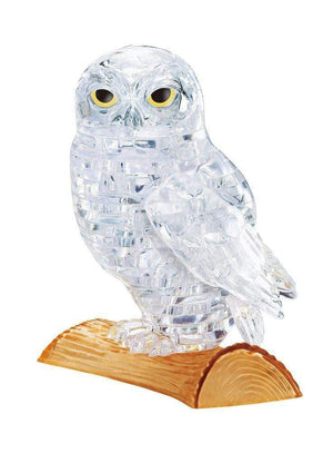Kinato Construction Puzzles Crystal Puzzle - Clear Owl (42pc)