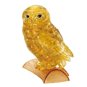 Kinato Construction Puzzles Crystal Puzzle - Gold Owl