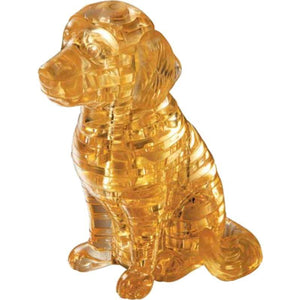 Kinato Construction Puzzles Crystal Puzzle - Golden Retriever (41pc)
