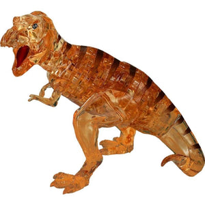 Kinato Construction Puzzles Crystal Puzzle - T-Rex Brown (49pc)