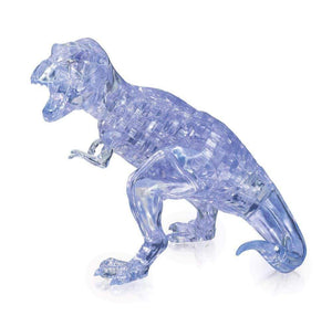 Kinato Construction Puzzles Crystal Puzzle - T-Rex Clear (49pc)